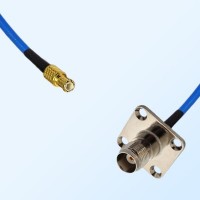 TNC Female 4 Hole - MCX Male Semi-Flexible Cable Assemblies