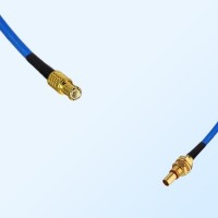 SBMA Bulkhead Male - MCX Male Semi-Flexible Cable Assemblies