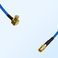 MCX Male Right Angle - MCX Female Semi-Flexible Cable Assemblies