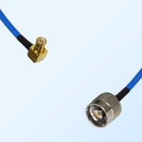 N Male - MCX Male Right Angle Semi-Flexible Cable Assemblies