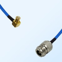 N Female - MCX Male Right Angle Semi-Flexible Cable Assemblies