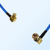 RP SMA Male R/A - MCX Male R/A Semi-Flexible Cable Assemblies