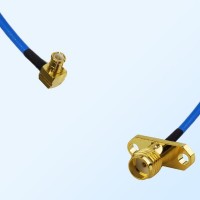 SMA Female 2 Hole - MCX Male R/A Semi-Flexible Cable Assemblies