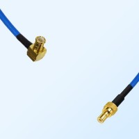 SMB Male - MCX Male Right Angle Semi-Flexible Cable Assemblies