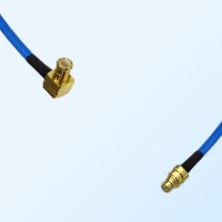 SMP Female - MCX Male Right Angle Semi-Flexible Cable Assemblies