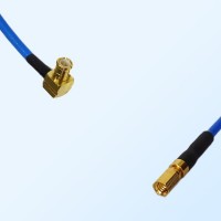 SSMC Female - MCX Male Right Angle Semi-Flexible Cable Assemblies