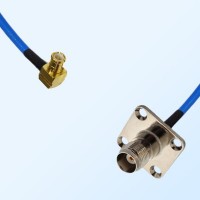 TNC Female 4 Hole - MCX Male R/A Semi-Flexible Cable Assemblies