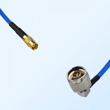 N Male Right Angle - MCX Female Semi-Flexible Cable Assemblies