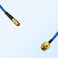 RP SMA Male - MCX Female Semi-Flexible Cable Assemblies