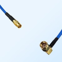 RP SMA Male Right Angle - MCX Female Semi-Flexible Cable Assemblies