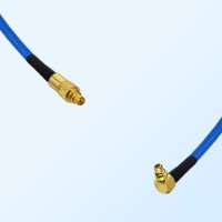 MMCX Male - MMCX Male Right Angle Semi-Flexible Cable Assemblies