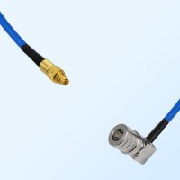 QMA Male Right Angle - MMCX Male Semi-Flexible Cable Assemblies