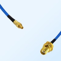 SMA Bulkhead Female - MMCX Male Semi-Flexible Cable Assemblies