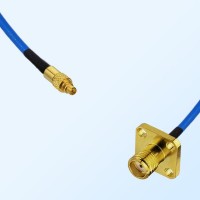 SMA Female 4 Hole - MMCX Male Semi-Flexible Cable Assemblies