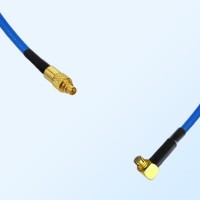SMP Female Right Angle - MMCX Male Semi-Flexible Cable Assemblies