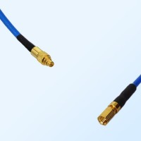 SSMC Female - MMCX Male Semi-Flexible Cable Assemblies