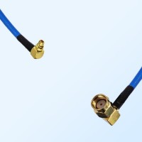 RP SMA Male R/A - MMCX Male R/A Semi-Flexible Cable Assemblies