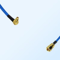 SMC Female - MMCX Male Right Angle Semi-Flexible Cable Assemblies