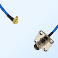 TNC Female 4 Hole - MMCX Male R/A Semi-Flexible Cable Assemblies