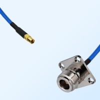 N Female 4 Hole - MMCX Female Semi-Flexible Cable Assemblies