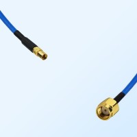 RP SMA Male - MMCX Female Semi-Flexible Cable Assemblies