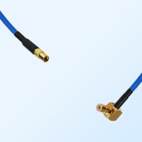 SMB Male Right Angle - MMCX Female Semi-Flexible Cable Assemblies
