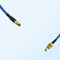 SBMA Bulkhead Male - MMCX Female Semi-Flexible Cable Assemblies