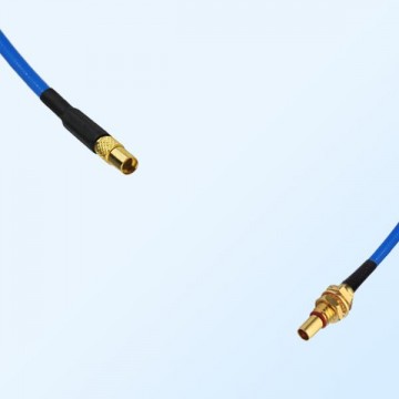 SBMA Bulkhead Male - MMCX Female Semi-Flexible Cable Assemblies