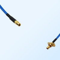 SBMA Male 2 Hole - MMCX Female Semi-Flexible Cable Assemblies