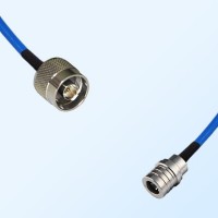 QMA Male - N Male Semi-Flexible Cable Assemblies