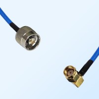 RP SMA Male Right Angle - N Male Semi-Flexible Cable Assemblies