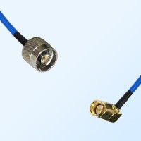 SMA Male Right Angle - N Male Semi-Flexible Cable Assemblies