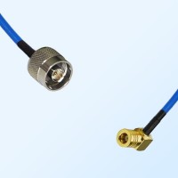SMB Female Right Angle - N Male Semi-Flexible Cable Assemblies