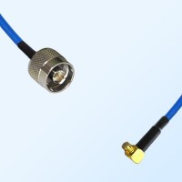 SMP Female Right Angle - N Male Semi-Flexible Cable Assemblies