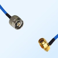SSMA Male Right Angle - N Male Semi-Flexible Cable Assemblies