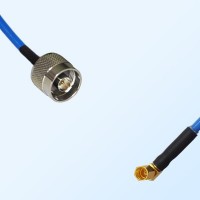 SSMC Female Right Angle - N Male Semi-Flexible Cable Assemblies