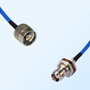 TNC Bulkhead Female with O-Ring - N Male Semi-Flexible Cable