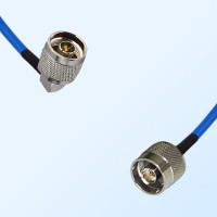 N Male Right Angle - N Male Semi-Flexible Cable Assemblies
