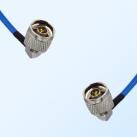 N Male Right Angle - N Male Right Angle Semi-Flexible Cable Assemblies