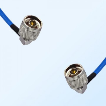 N Male Right Angle - N Male Right Angle Semi-Flexible Cable Assemblies