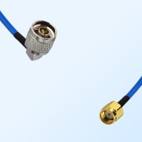 RP SMA Male - N Male Right Angle Semi-Flexible Cable Assemblies