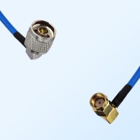 RP SMA Male R/A - N Male R/A Semi-Flexible Cable Assemblies