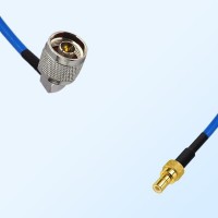 SMB Male - N Male Right Angle Semi-Flexible Cable Assemblies