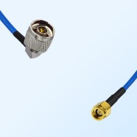 SSMA Male - N Male Right Angle Semi-Flexible Cable Assemblies