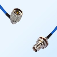 TNC Bulkhead Female with O-Ring - N Male R/A Semi-Flexible Cable