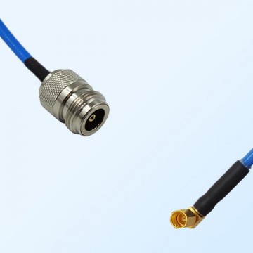 SSMC Female Right Angle - N Female Semi-Flexible Cable Assemblies