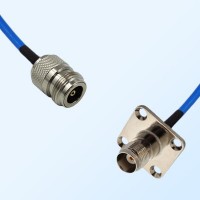 TNC Female 4 Hole - N Female Semi-Flexible Cable Assemblies