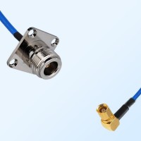 SMC Female R/A - N Female 4 Hole Semi-Flexible Cable Assemblies