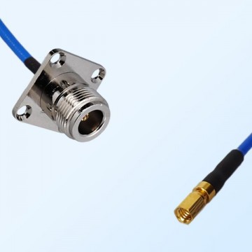 SSMC Female - N Female 4 Hole Semi-Flexible Cable Assemblies