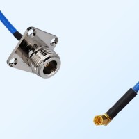 SSMC Female R/A - N Female 4 Hole Semi-Flexible Cable Assemblies